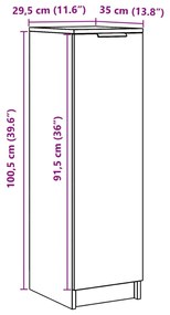 Sapateira 29,5x35x100,5 cm derivados de madeira madeira velha