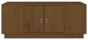 Mesa de centro 100x50x41 cm pinho maciço castanho mel