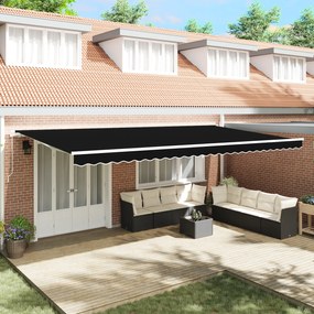Tecido Substituto para Toldo para Estrutura de 6x3,5 m Preto