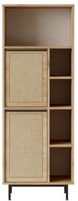 Armário de Casa de Banho ON10C – Nogueira – 60 x 161,6 x 35,5 cm
