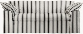Sofá Nomad: 204 cm - Rocco, Chalkstripe (3 lugares)