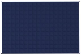 Manta pesada 9 kg 122x183 cm tecido azul