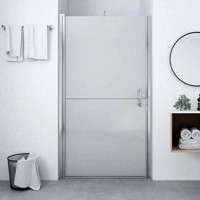 vidaXL Porta de chuveiro vidro fosco temperado 91x195 cm