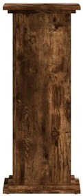 Suporte p/plantas 33x33x80 cm derivados madeira carvalho fumado