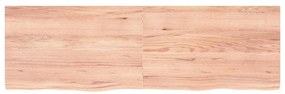 Prateleira de parede 160x50x(2-4) cm carvalho tratado castanho