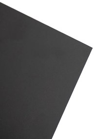 Candeeiro de parede moderno preto ajustável - Muro