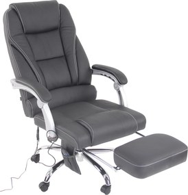 Cadeira de escritório Pacific com função de massagem Preta