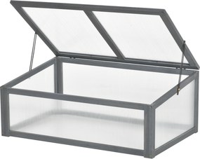 Outsunny Mini-estufa, pequena estufa para jardim, com painéis de PC, boa transmissão de luz, 100L x 65B x 40H cm | Aosom Portugal