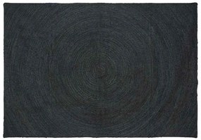 vidaXL Tapetes de área Retangular Cinza Escuro 200 x 290 cm Juta