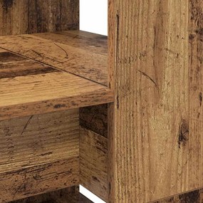 Secretária com Armazenamento Madeira Antiga 113x54x120 cm Madeira Enge
