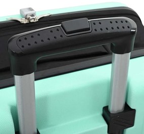 Mala Dobrável Casco Duro 24'' Verde Menta 43x27x66 cm ABS