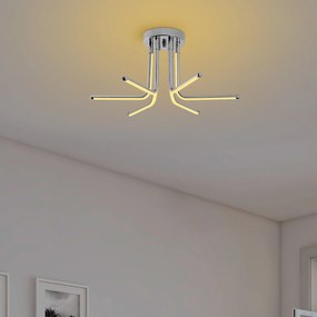 Candeeiro de Teto Leddaisy – Cromado – 55 x 25 x 55 cm