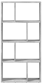 Estante 60x20x120 cm derivados de madeira cinzento cimento