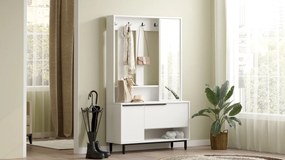 Hall Stand ON11 – Branco – 102,2 x 178,2 x 35,5 cm
