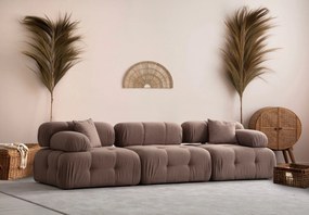 Sofá 3 Lugares Doblo – Cappuccino – 300x100x80 cm