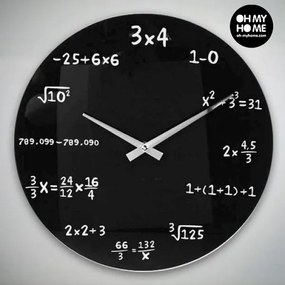 Relógio de Parede Matemática