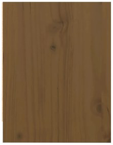 Mesas de cabeceira 2 pcs 40x30,5x40cm pinho maciço castanho mel