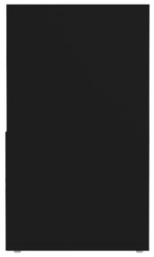 Móvel de TV 149x30x52 cm derivados de madeira preto