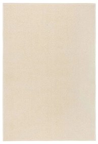 340373 vidaXL Tapete de pelo curto 160x230 cm cor creme
