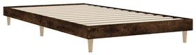 Estrutura cama s/ colchão derivados de madeira carvalho fumado