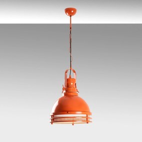 Candeeiro de Teto Saglam – Laranja – Ø30 h:40 cm