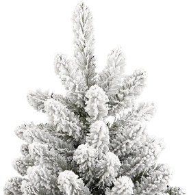 Árvore de Natal artificial articulada c/ flocos de neve 300 cm