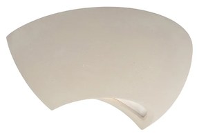 Candeeiro de parede industrial em betão semi-circular - Chatou Retro