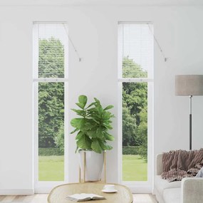 vidaXL Persianas venecianas com cortinas Branco 220 x 45 cm Alumínio