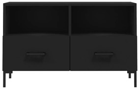 Móvel p/ TV 80x36x50 cm derivados de madeira preto