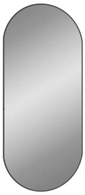 Espelho de parede 100x45 cm oval preto