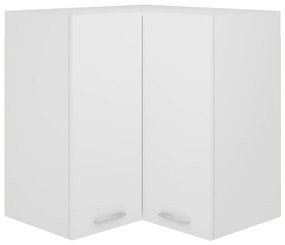 802537 vidaXL Armário de canto parede 57x57x60 cm contraplacado branco