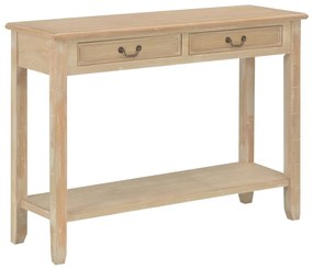 vidaXL Mesa consola 110x35x80 cm madeira
