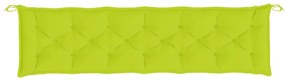 Almofadões banco jardim 2 pcs tecido oxford verde brilhante
