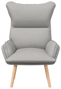 Poltrona Relaxante vidaXL Cinza Nuvem