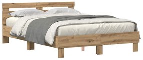 Estrutura de Cama de Carvalho Carvalho Artesanal