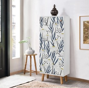Sapateira Vegas – Branco – 50x135x38 cm