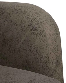 Poltrona com apoios de braços 54 cm couro artificial