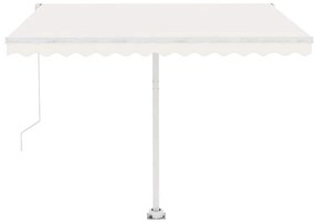 Toldo automático independente 300x250 cm cor creme