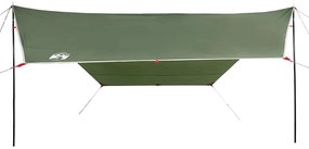 Lona de campismo 430x380x210 cm impermeável verde