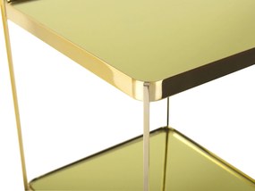 Mesa de apoio dourada 41 x 41 cm ALSEA Beliani