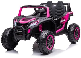 Carro elétrico infantil 12v BUGGY VENTO 12V, com luzes Led, controlo remoto Rosa