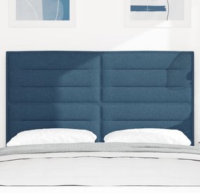 Cabeceira Design Lines Azul 160 cm Tecido