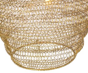 Candeeiro de suspensão oriental dourado 30 cm - Nidum