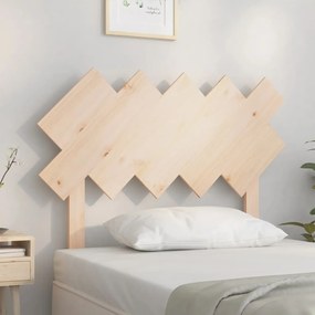 vidaXL Cabeceira de cama 104x3x80,5 cm pinho maciço