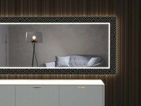 Espelho LED com decoração LED D13