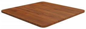 vidaXL Tampo mesa quadrado 50x50x1,5 carvalho tratado castanho-escuro