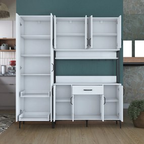 Móvel Multiuso JE133 – Branco – 180 cm x 198,6 cm x 40 cm