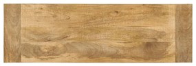 Banco 110x35x45 cm madeira de mangueira maciça