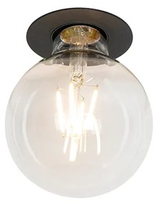 LED Foco embutido inteligente preto com lâmpada WiFi G95 - Insight Moderno