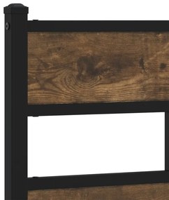 Cama sem colchão com cabeceira 90x190 cm carvalho sonoma